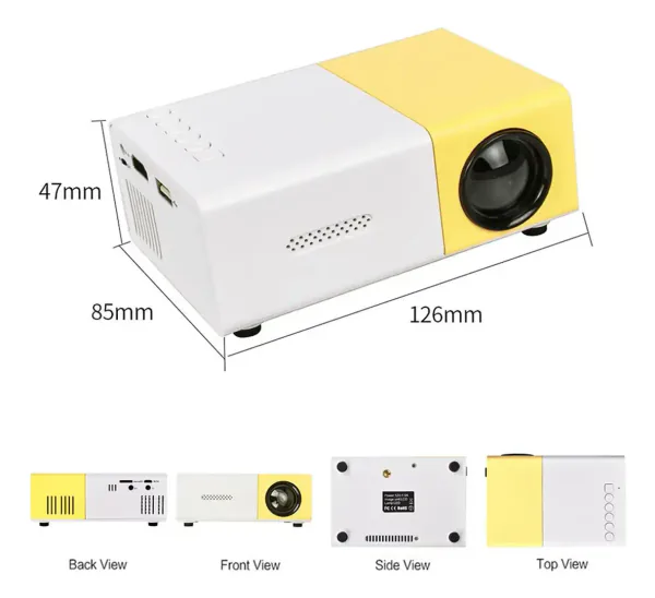 MINI PROYECTOR LED VIDEO YG300 PORTATIL