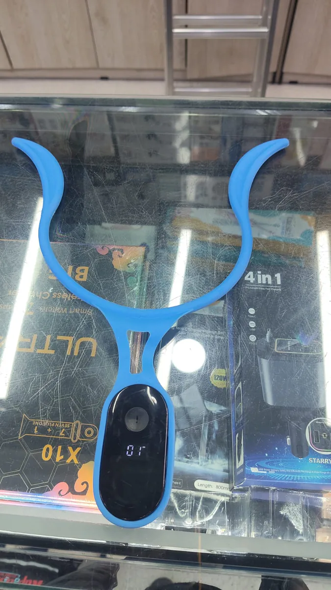 Corrector de postura en forma de 8 con sensor de vibración