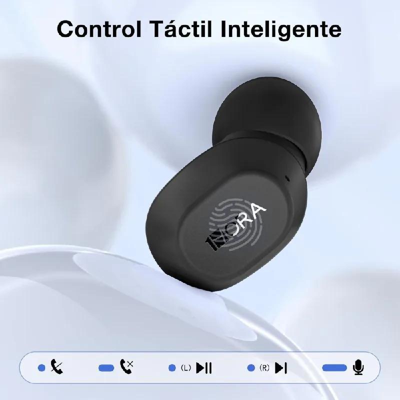 Audífonos Inalámbricos Bluetooth 1Hora AUT208 Negro, foto 5 de 5