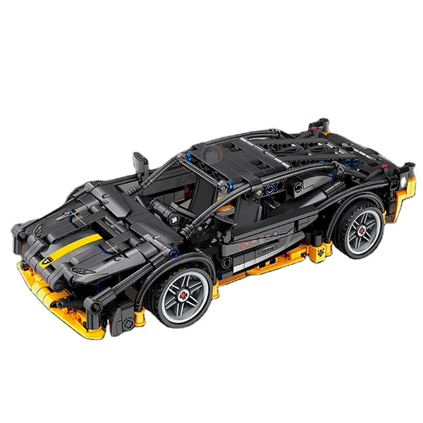 Carro deportivo de bloques para armar Supercar, rojo de 488 o negro de 589 piezas