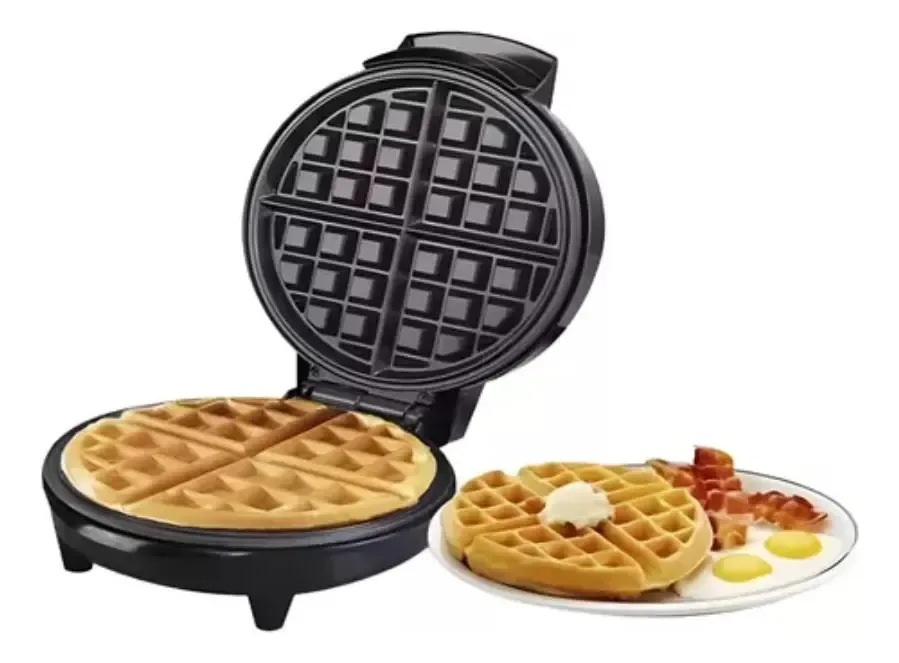 Waflera eléctrica 3 en 1 con placas intercambiables para waffles, mini donas y figuras, foto 3 de 6