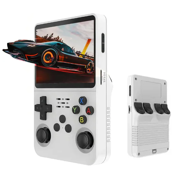 Consola retro portátil R36S con pantalla de 3,5" y memoria de 64 GB
