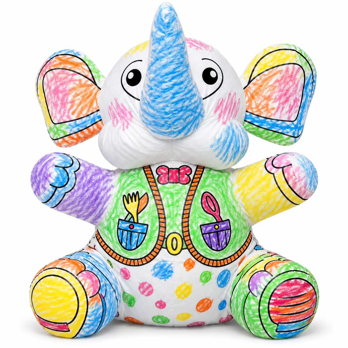 Peluche para colorear lavable con marcadores, 34 cm, foto 2 de 11