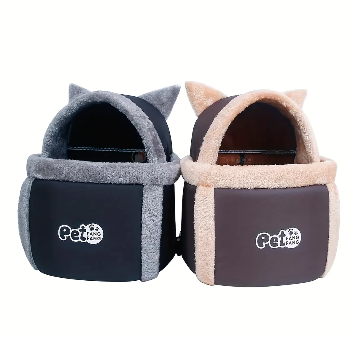 Mochila acolchada para transportar perros y gatos pequeños, foto 2 de 7