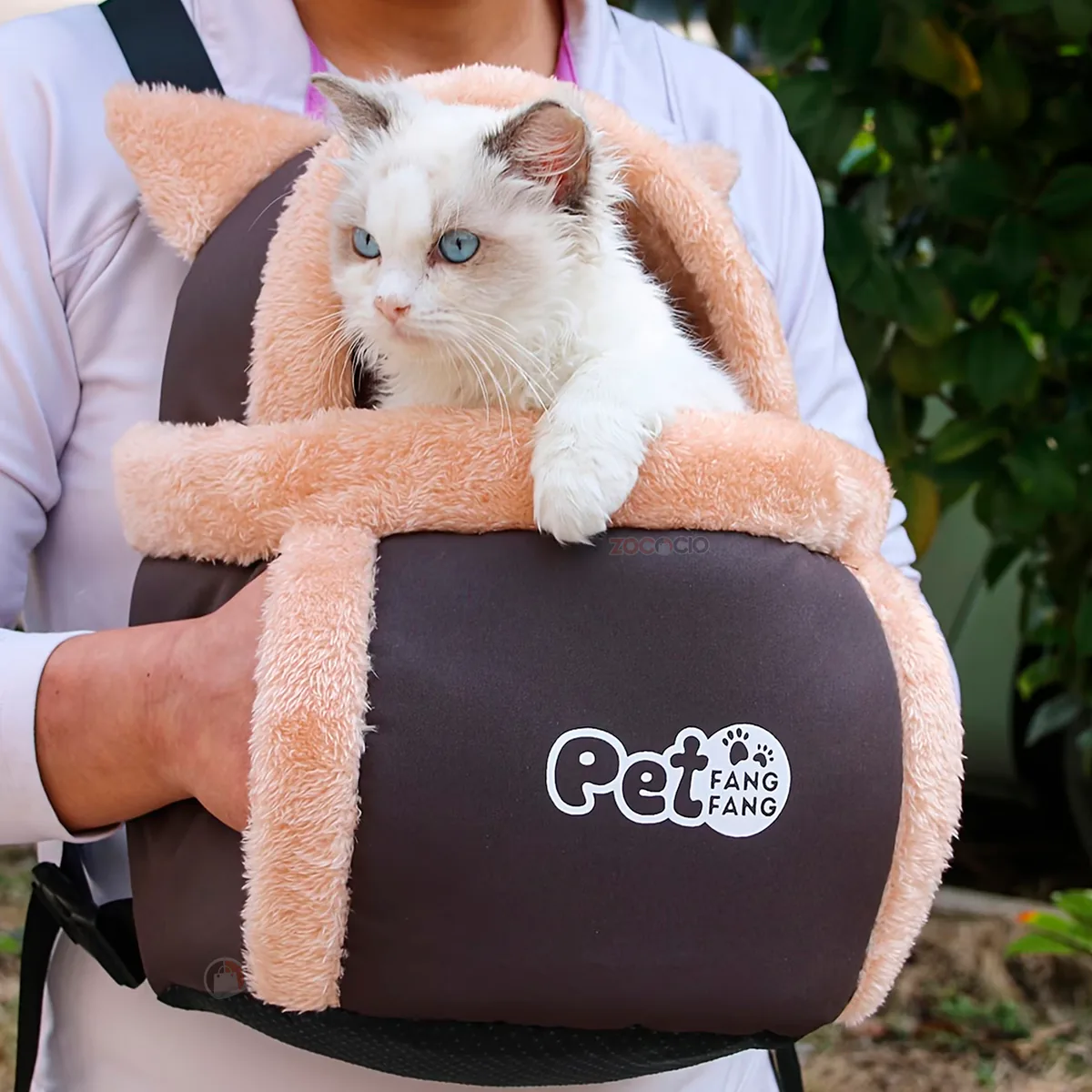 Mochila acolchada para transportar perros y gatos pequeños, foto 4 de 7
