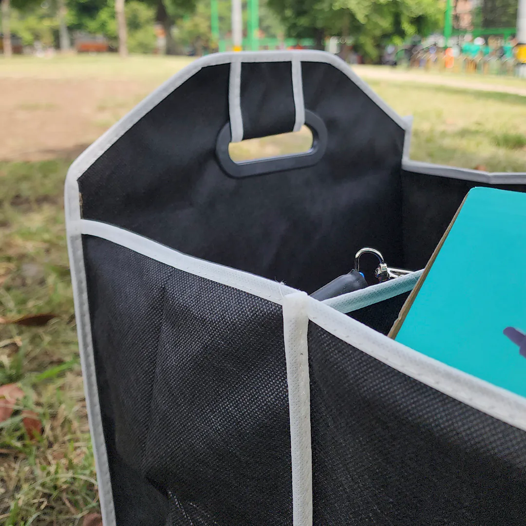 Organizador plegable para baúl de carro con 3 compartimentos, foto 6 de 9