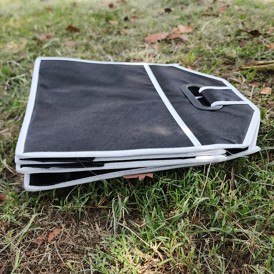 Organizador plegable para baúl de carro con 3 compartimentos, foto 8 de 9