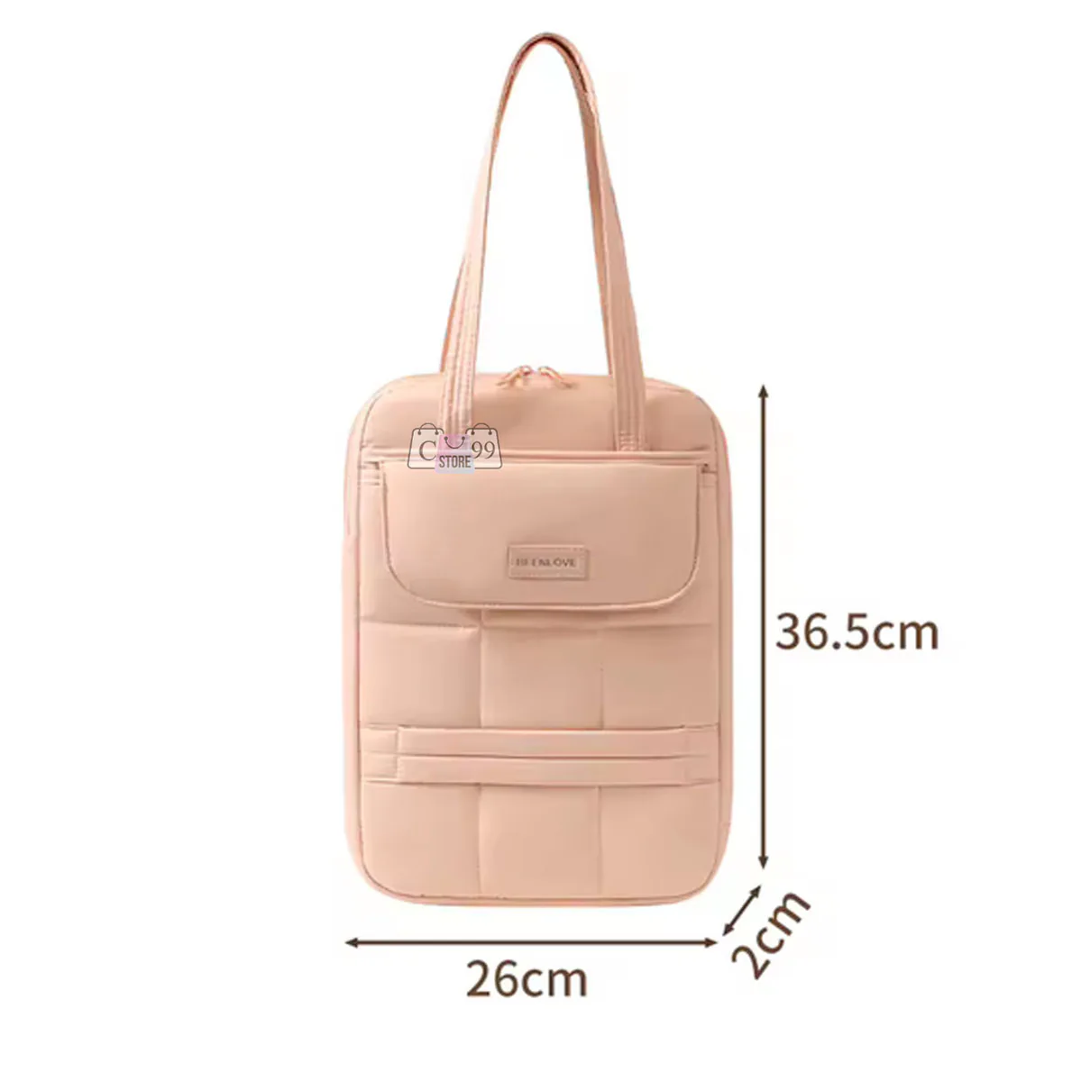 Bolso acolchado para portátil y tablet con bolsillo frontal, foto 7 de 7