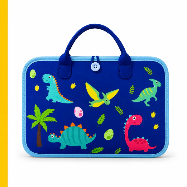Libro sensorial de tela tipo maletín estilo Montessori para niños de 1 a 5 años