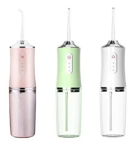 Irrigador bucal inalámbrico recargable por USB con 3 modos y boquillas intercambiables