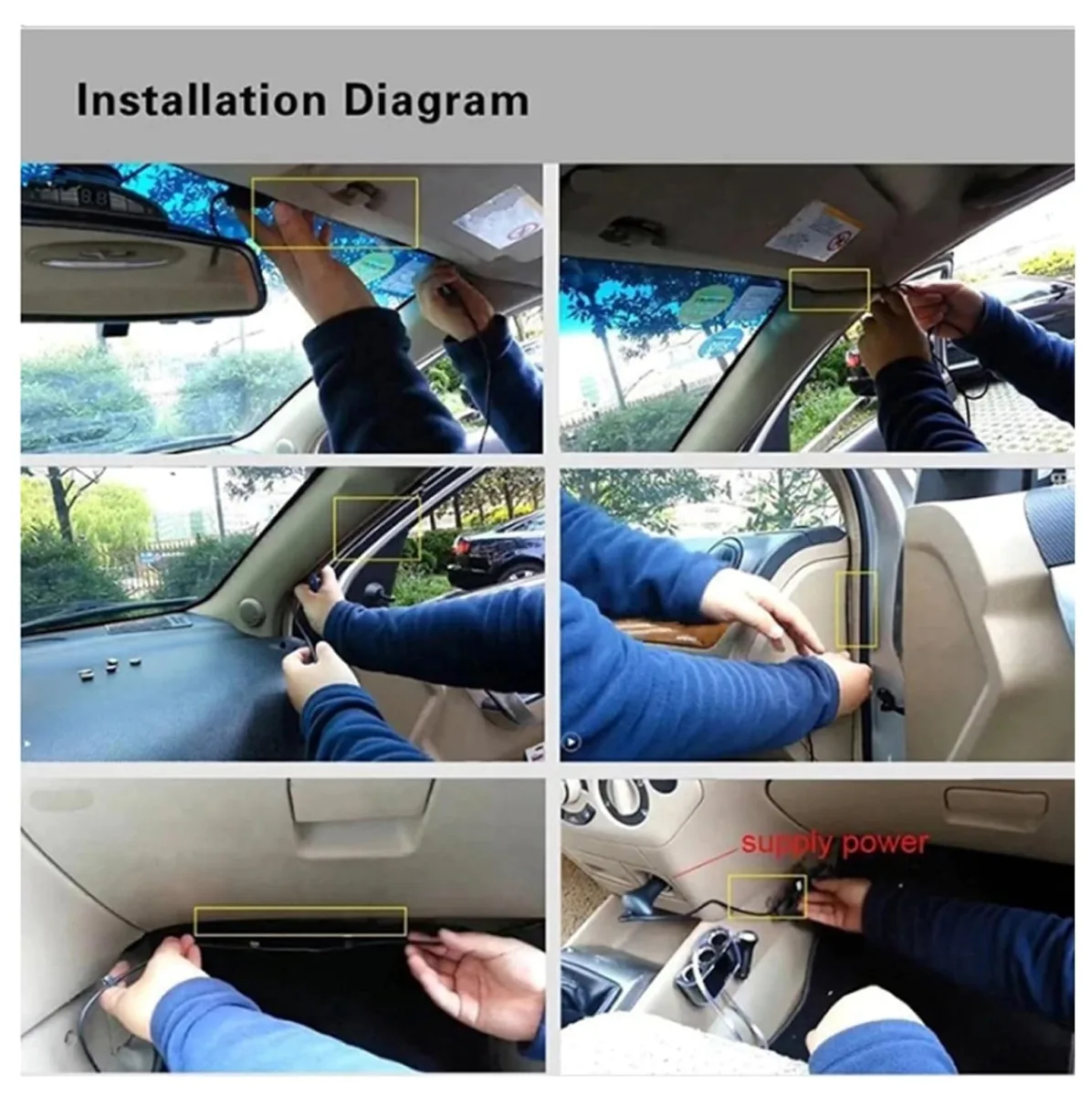 Espejo Retrovisor con Cámara Dual Full HD y Cámara de Reversa, foto 5 de 6