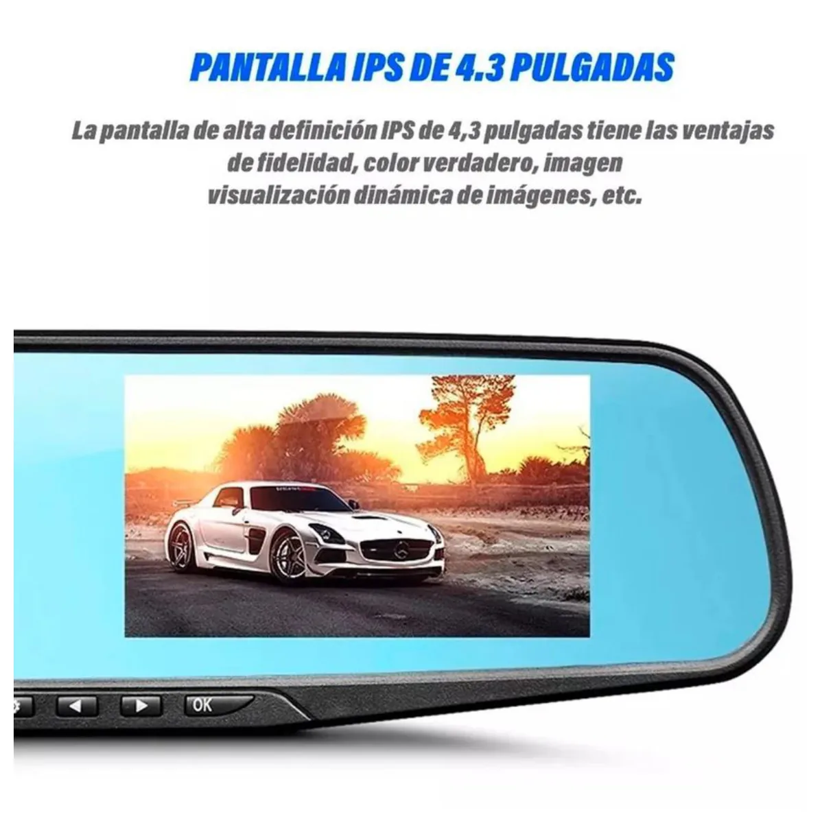 Espejo Retrovisor con Cámara Dual Full HD y Cámara de Reversa, foto 3 de 6