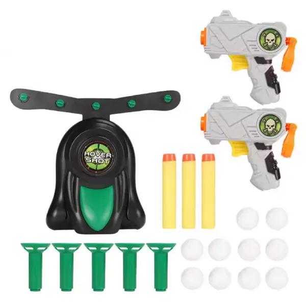 Juego de Tiro al Blanco con Pelotas Flotantes y 2 Pistolas de Dardos