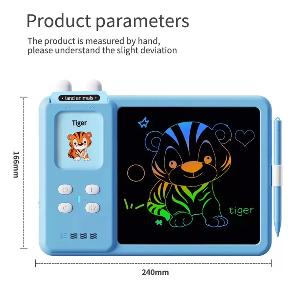 Tablero Mágico LCD con Tarjetas Parlantes en Inglés para Niños, foto 3 de 9