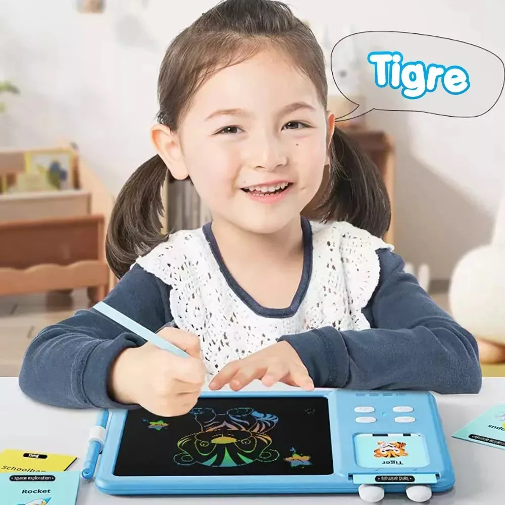 Tablero Mágico LCD con Tarjetas Parlantes en Inglés para Niños, foto 6 de 9