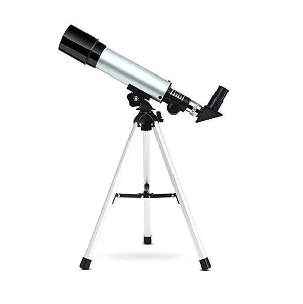 Telescopio astronómico para niños F36050 de 50 mm con trípode, 2 oculares y filtro lunar