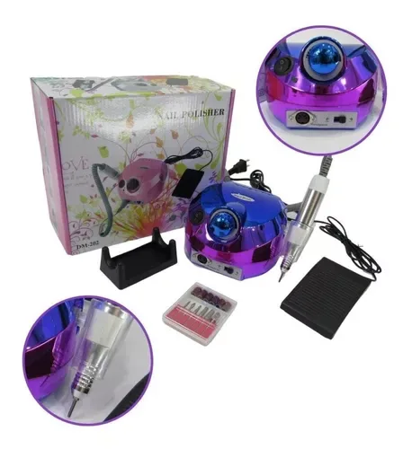 Pulidor de Uñas Eléctrico Profesional 30.000 RPM con Pedal, foto 4 de 5