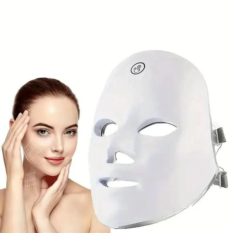 Máscara Facial LED de 7 Colores Inalámbrica y Recargable, foto 6 de 6