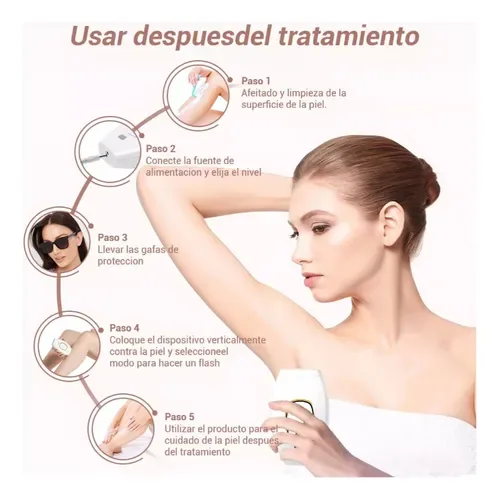 Depiladora IPL de Luz Pulsada para Uso en Casa con 5 Niveles, foto 5 de 6