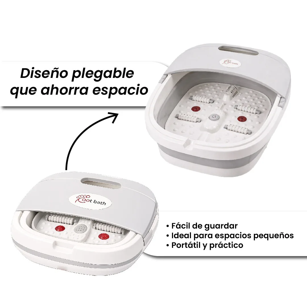 Tina Plegable para Baño de Pies con Rodillos Masajeadores, foto 5 de 9