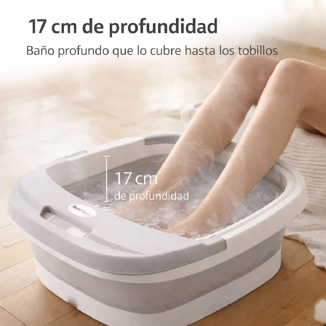 Tina Plegable para Baño de Pies con Rodillos Masajeadores, foto 9 de 9