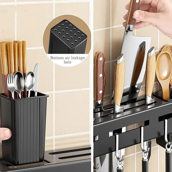 Organizador de Cuchillos y Utensilios – Ordena tu Cocina con Estilo