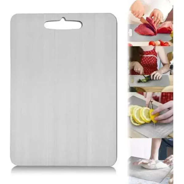 Tabla de Acero Inoxidable para Picar – Durabilidad e Higiene
