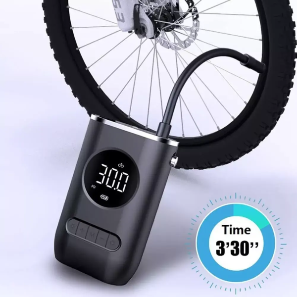 Inflador de Llantas Portátil para Carro, Moto y Balón