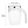 Taza Mug Mezclador Eléctrico Ideal para Café, Leche y Batidos