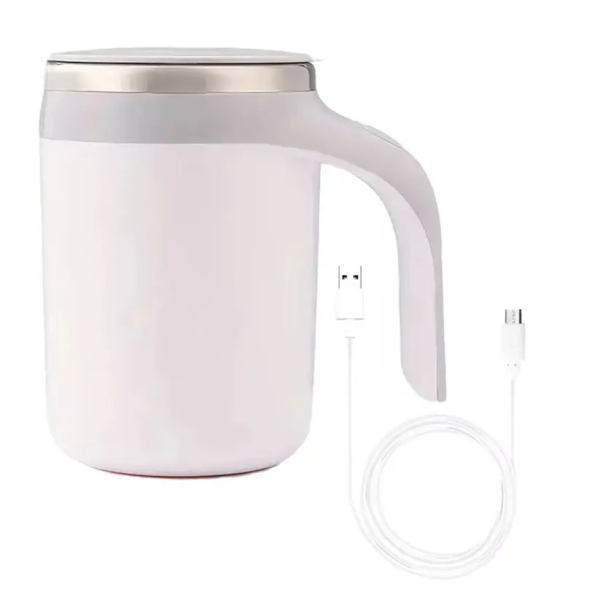 Taza Mug Mezclador Eléctrico Ideal para Café, Leche y Batidos