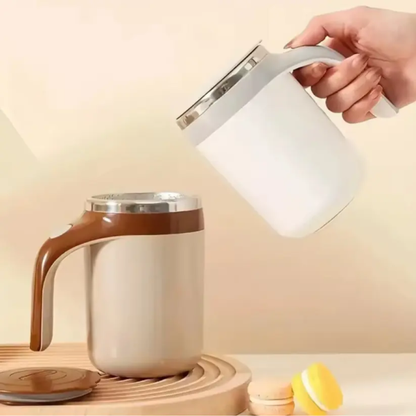 Taza Mug Mezclador Eléctrico Ideal para Café, Leche y Batidos
