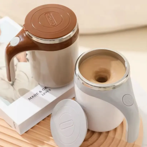 Taza Mug Mezclador Eléctrico Ideal para Café, Leche y Batidos