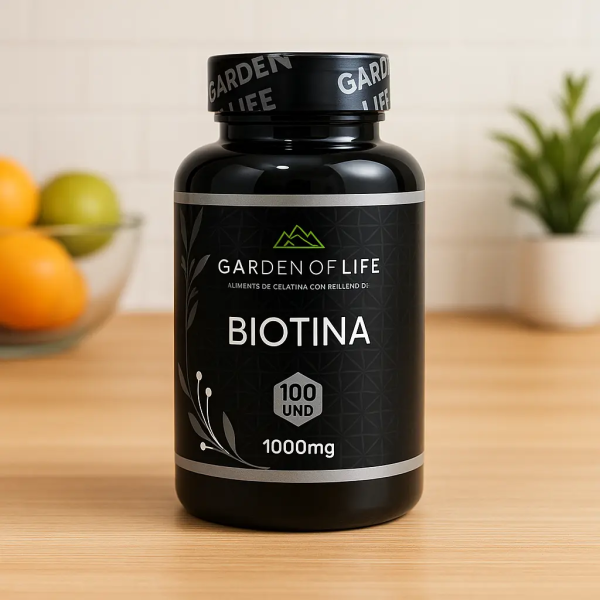 Biotina Premium – Suplemento para Cabello, Piel y Uñas