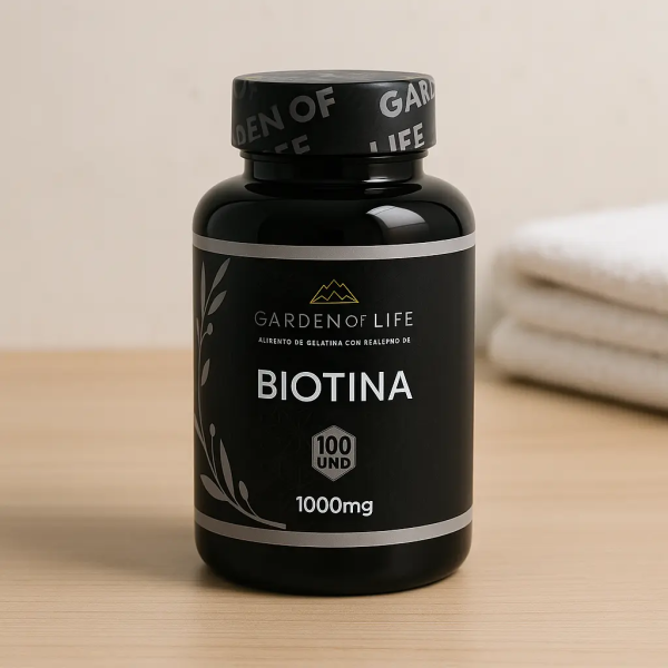 Biotina Premium – Suplemento para Cabello, Piel y Uñas