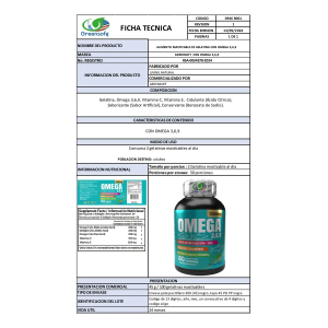 Omega 3‑6‑9 x 100 cápsulas blandas – Salud cardiovascular y bienestar